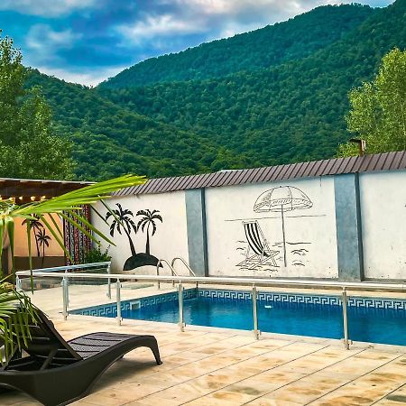 Qafqaz Family Chalet Villa Gabala Exterior photo